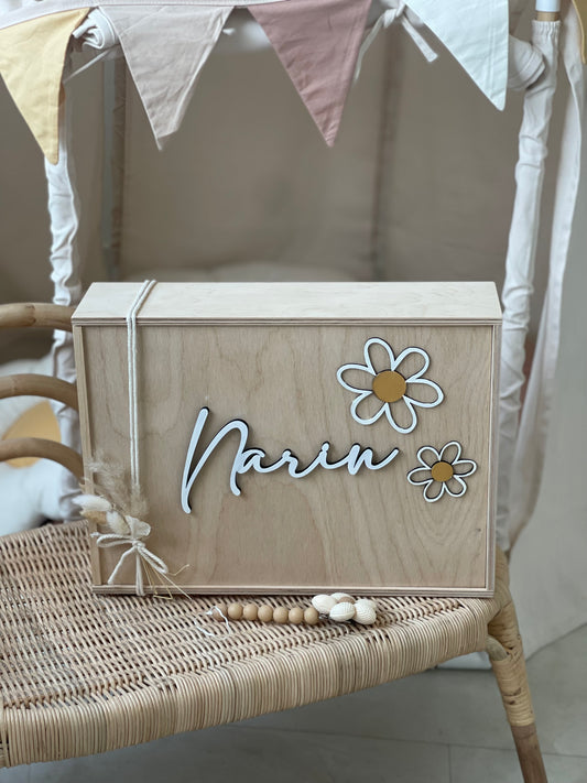 Erinnerungsbox Gänseblümchen